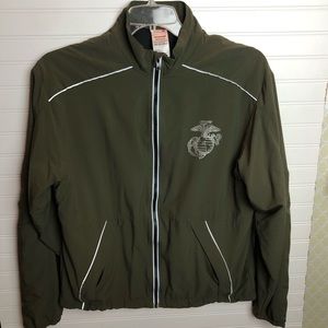 Men’s Marines Running Outdoor Jacket Sz M Regular